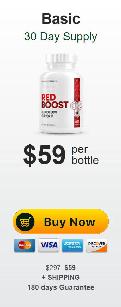 Red Boost bottle price table