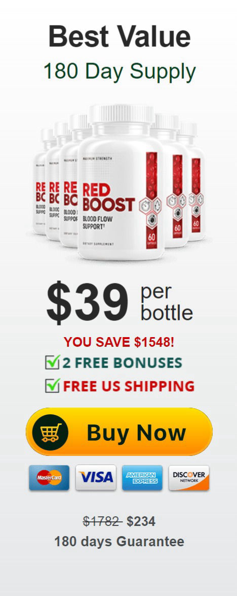 Red Boost bottle price table